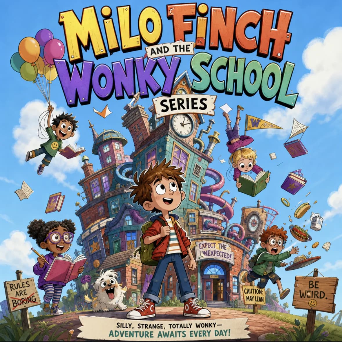 New series in works  Milo Finch And The Wonky School Series